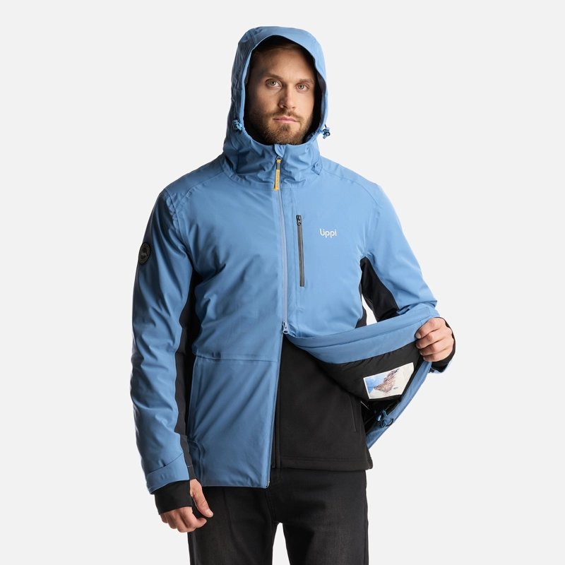 CHAQUETA HOMBRE SNOW VALLEY B-DRY JACKET AZUL GRISACEO LIPPI - 9