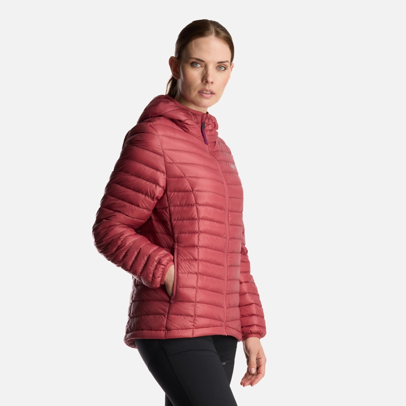 CHAQUETA MUJER PEAK DOWN HOODY JACKET ROSA OSCURO LIPPI - 2