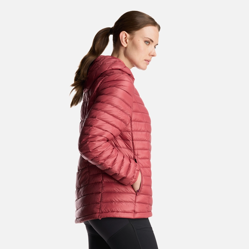 CHAQUETA MUJER PEAK DOWN HOODY JACKET ROSA OSCURO LIPPI - 3