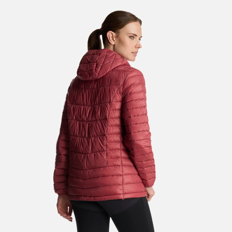 CHAQUETA MUJER PEAK DOWN HOODY JACKET ROSA OSCURO LIPPI - 4