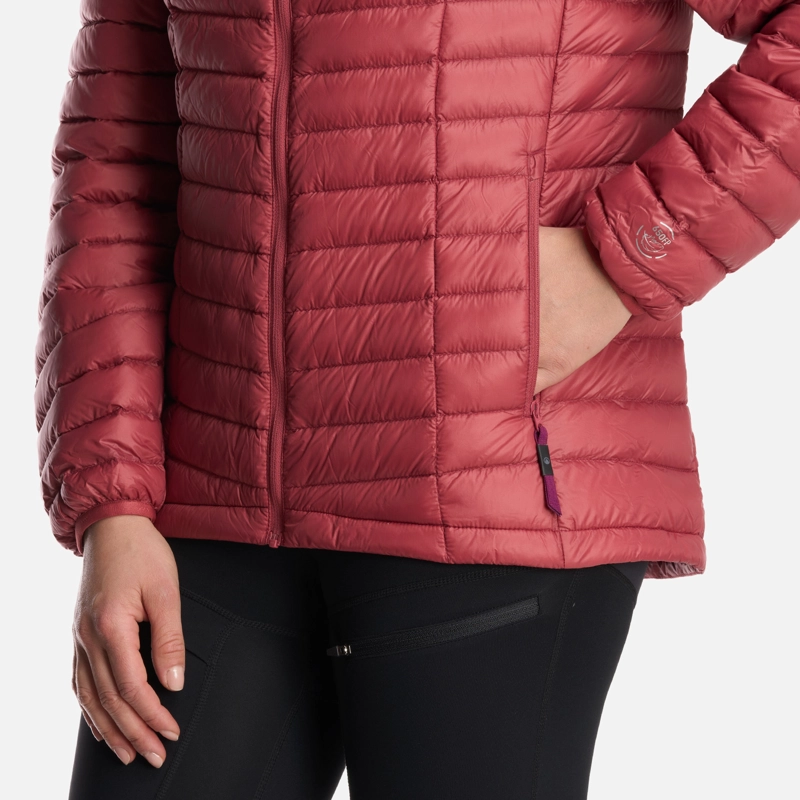CHAQUETA MUJER PEAK DOWN HOODY JACKET ROSA OSCURO LIPPI - 6