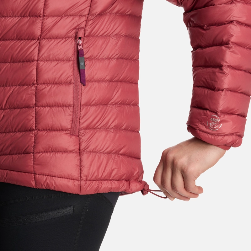 CHAQUETA MUJER PEAK DOWN HOODY JACKET ROSA OSCURO LIPPI - 7