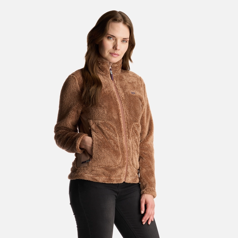CHAQUETA MUJER FERRET SHAGGY-PRO JACKET CANELA LIPPI - 3