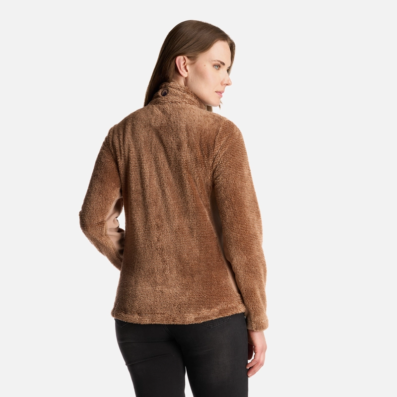 CHAQUETA MUJER FERRET SHAGGY-PRO JACKET CANELA LIPPI - 5