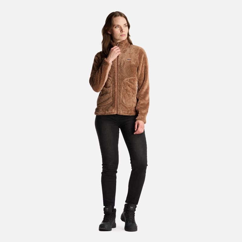 CHAQUETA MUJER FERRET SHAGGY-PRO JACKET CANELA LIPPI - 7
