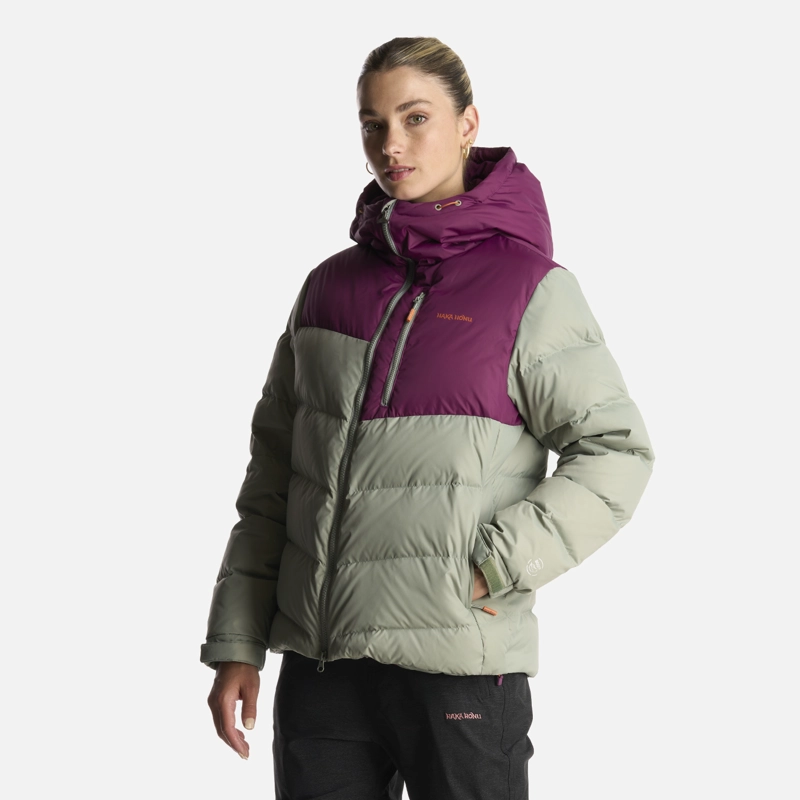CHAQUETA MUJER CAMPO BASE VERDE CLARO HAKA HONU - 3