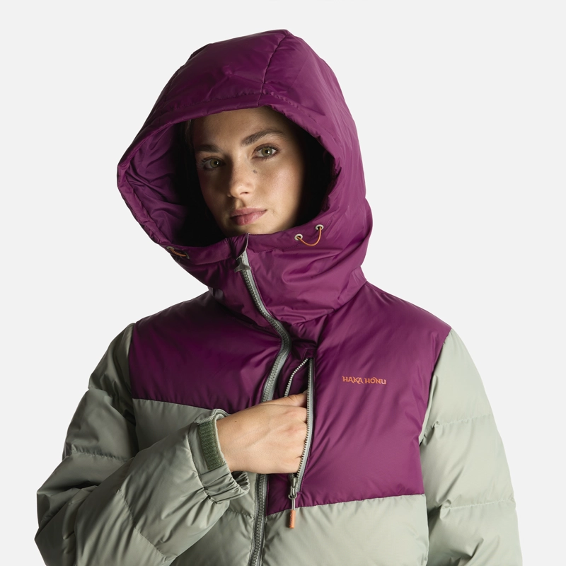CHAQUETA MUJER CAMPO BASE VERDE CLARO HAKA HONU - 6