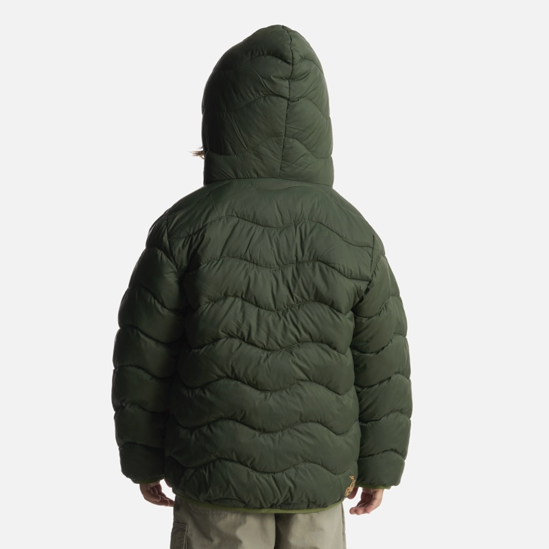 CHAQUETA NIÑO ULTRA LIVIANITA VERDE MILITAR HAKA HONU - 3