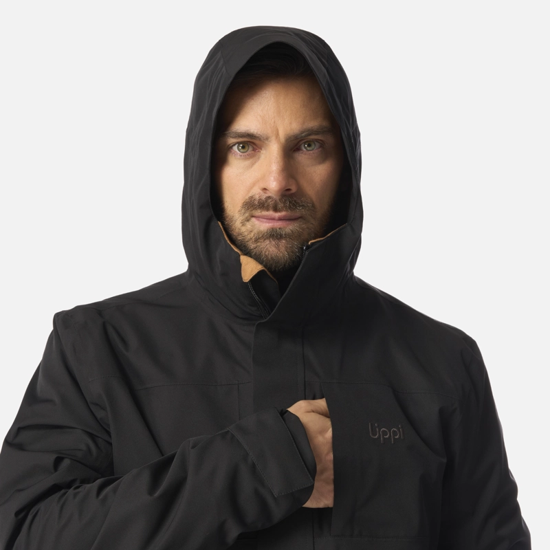 CHAQUETA HOMBRE TRES CRUCES FUSION-3 HOODY JACKET NEGRO LIPPI I24 - 8
