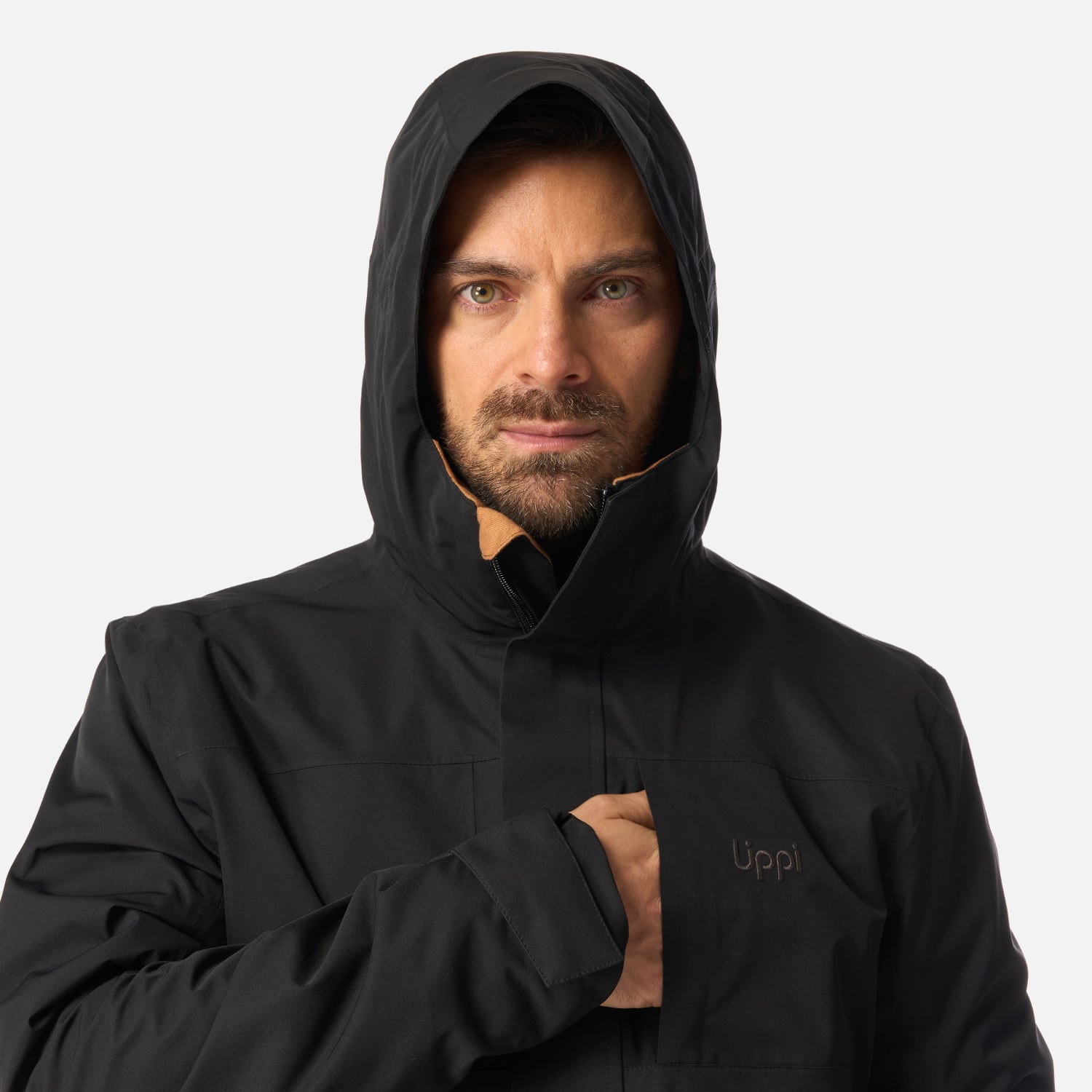 CHAQUETA HOMBRE TRES CRUCES FUSION-3 HOODY JACKET NEGRO LIPPI I24 - 8