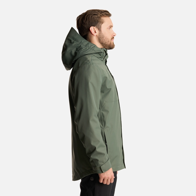 CHAQUETA HOMBRE TRES CRUCES FUSION-3 HOODY JACKET VERDE MILITAR LIPPI - 4