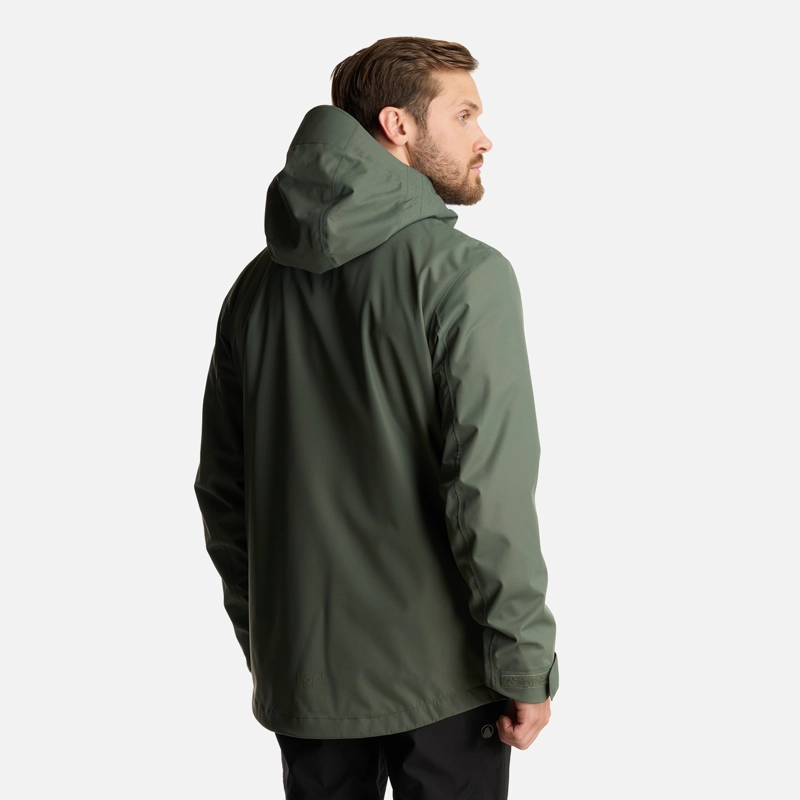 CHAQUETA HOMBRE TRES CRUCES FUSION-3 HOODY JACKET VERDE MILITAR LIPPI - 5