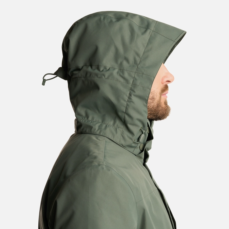 CHAQUETA HOMBRE TRES CRUCES FUSION-3 HOODY JACKET VERDE MILITAR LIPPI - 7