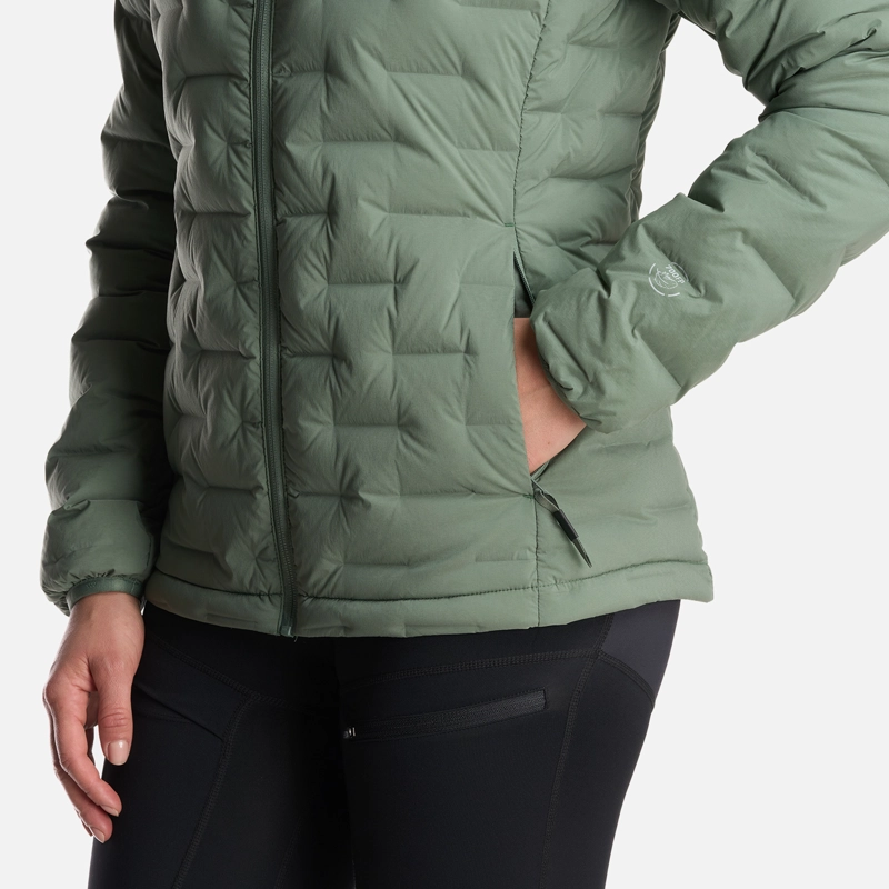 CHAQUETA MUJER ULTIMATE STRETCH DOWN JACKET VERDE MUSGO LIPPI - 6