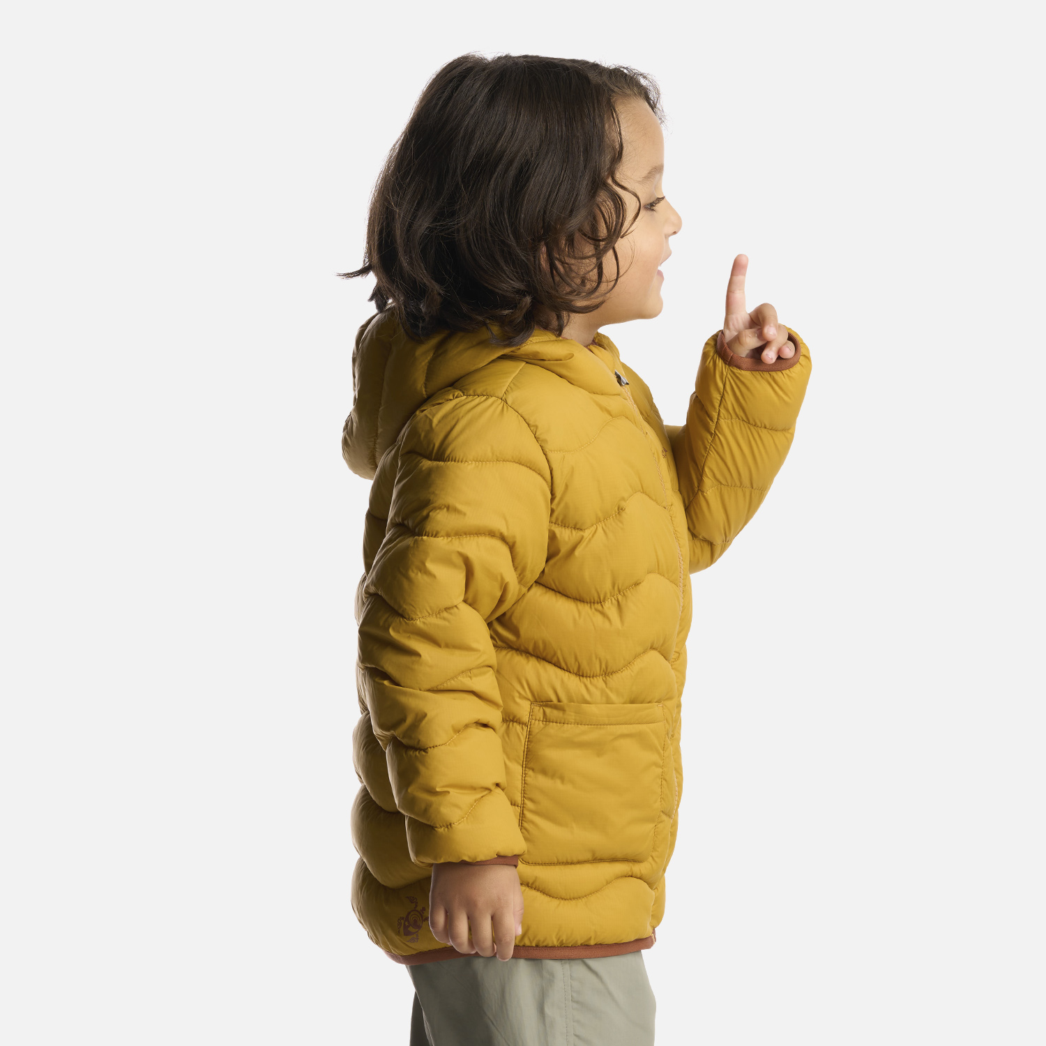 CHAQUETA NIÑO ULTRA LIVIANITA MOSTAZA HAKA HONU - 2