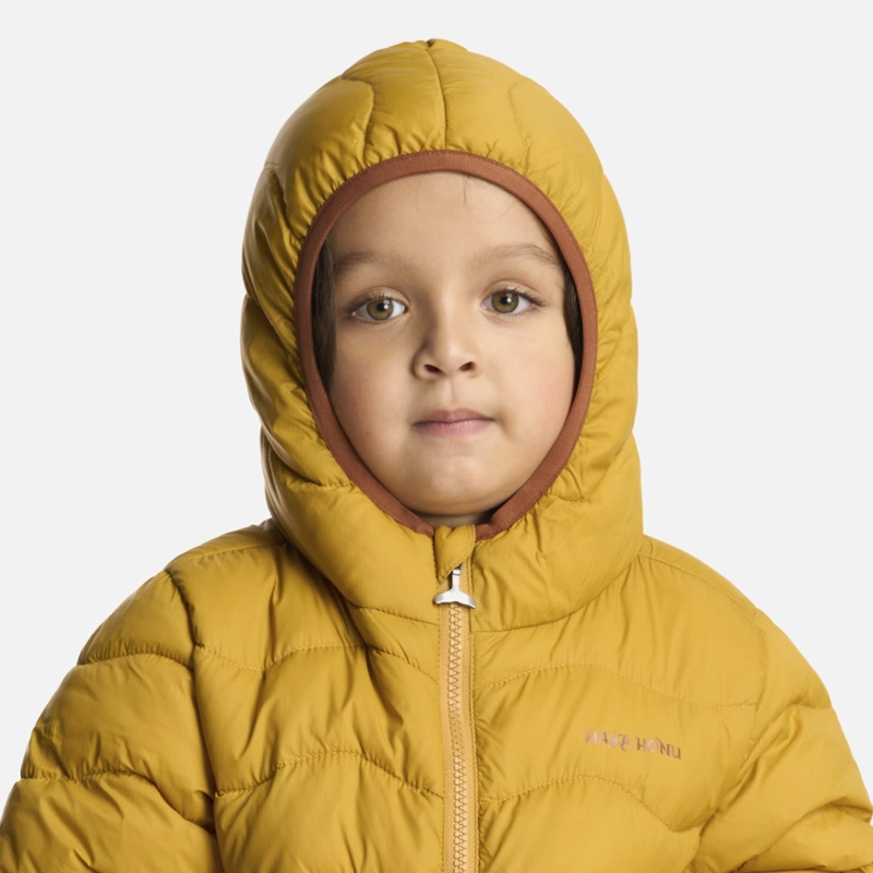 CHAQUETA NIÑO ULTRA LIVIANITA MOSTAZA HAKA HONU - 4