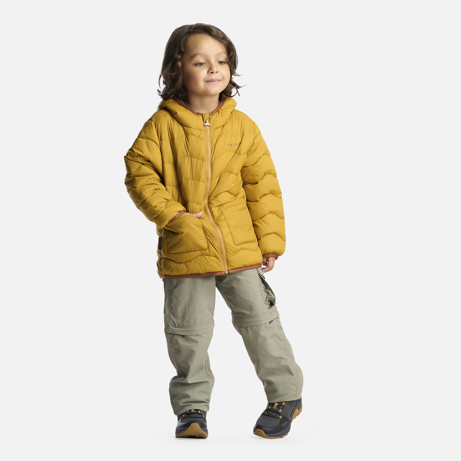 CHAQUETA NIÑO ULTRA LIVIANITA MOSTAZA HAKA HONU - 5