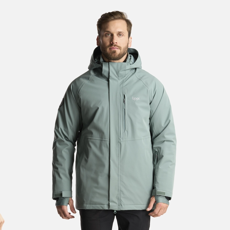 CHAQUETA HOMBRE ANDES B-DRY HOODY JACKET JADE OSCURO LIPPI - 1