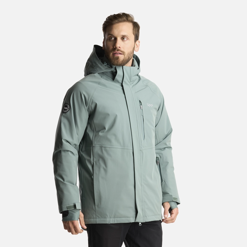 CHAQUETA HOMBRE ANDES B-DRY HOODY JACKET JADE OSCURO LIPPI - 2