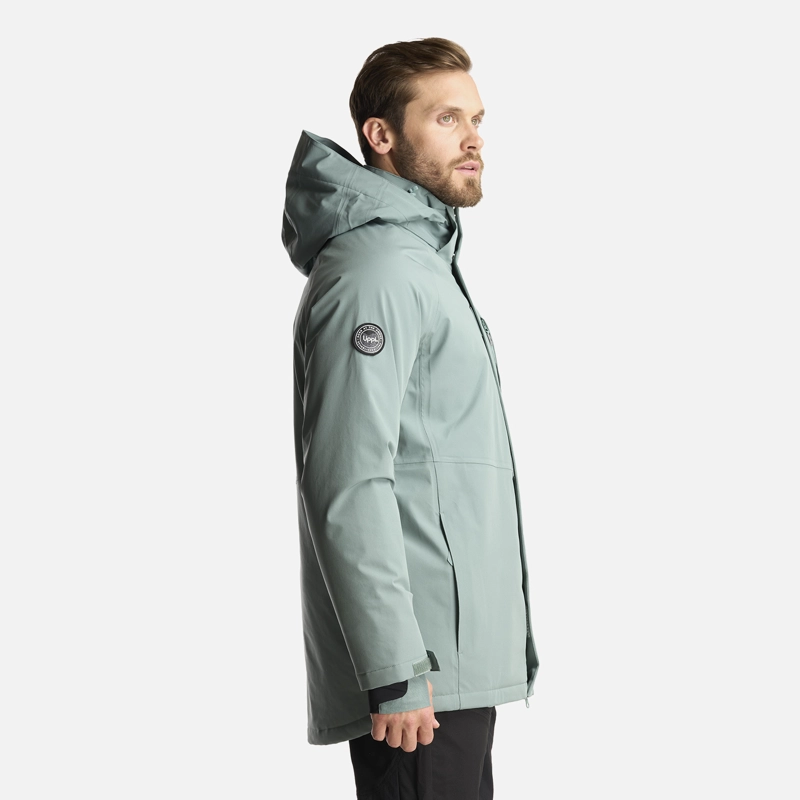 CHAQUETA HOMBRE ANDES B-DRY HOODY JACKET JADE OSCURO LIPPI - 3
