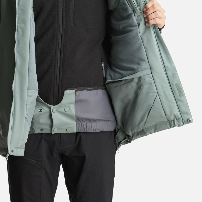 CHAQUETA HOMBRE ANDES B-DRY HOODY JACKET JADE OSCURO LIPPI - 5