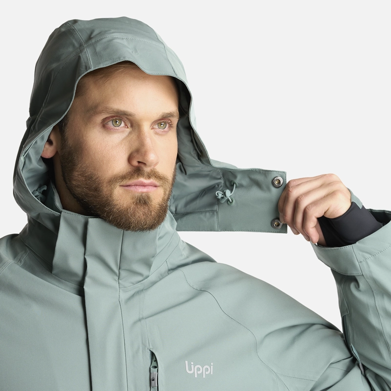 CHAQUETA HOMBRE ANDES B-DRY HOODY JACKET JADE OSCURO LIPPI - 7