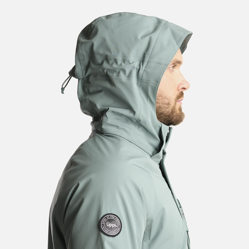CHAQUETA HOMBRE ANDES B-DRY HOODY JACKET JADE OSCURO LIPPI - 8