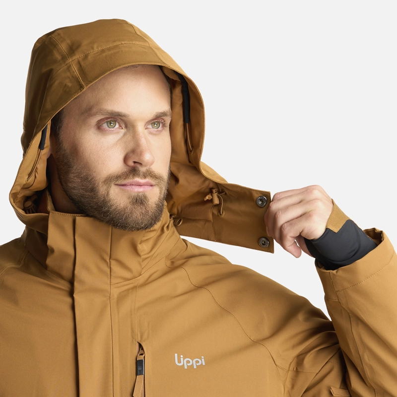 CHAQUETA HOMBRE ANDES B-DRY HOODY JACKET CAFE CLARO LIPPI - 7