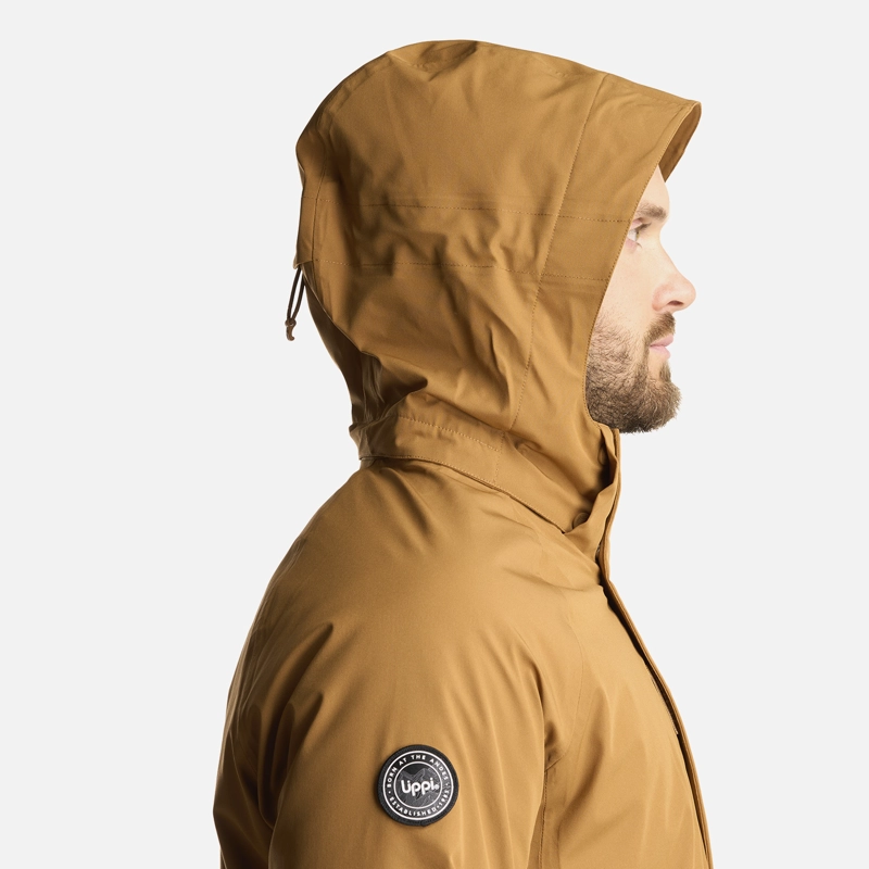 CHAQUETA HOMBRE ANDES B-DRY HOODY JACKET CAFE CLARO LIPPI - 8