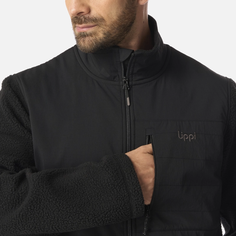 CHAQUETA HOMBRE GLACIAR SHERPA-PRO JACKET NEGRO LIPPI I24 - 4