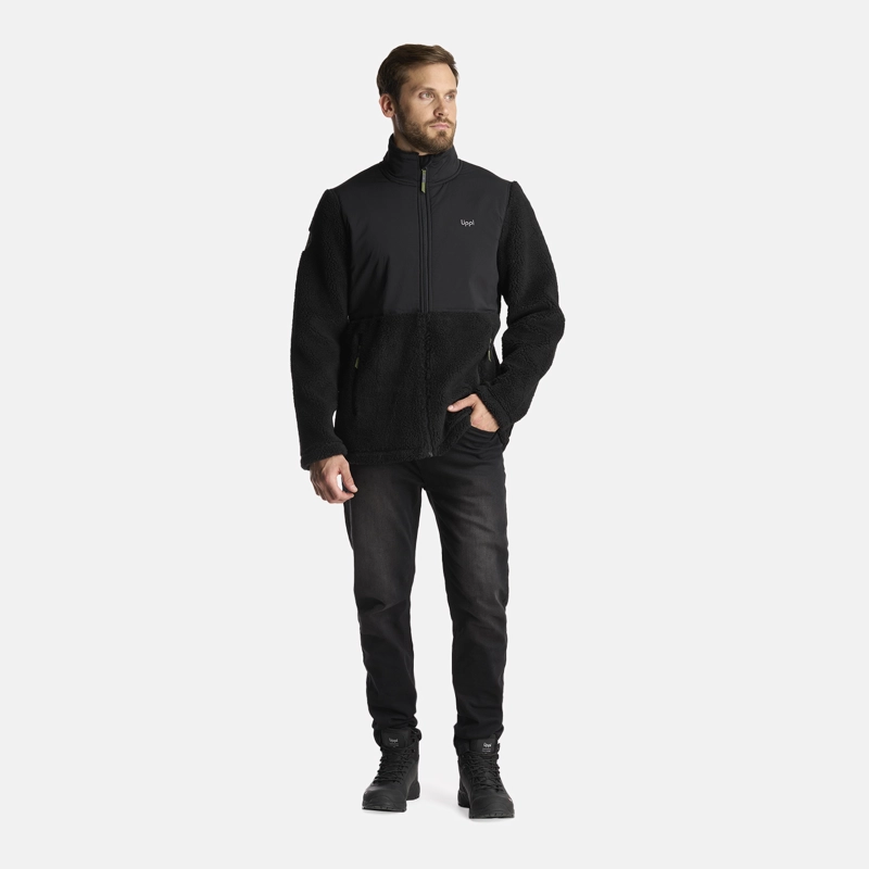 CHAQUETA HOMBRE GLACIAR SHERPA-PRO JACKET NEGRO LIPPI I24 - 8