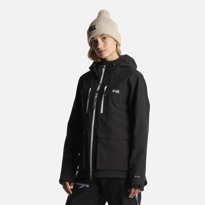 CHAQUETA MUJER VIENTO BLANCO NEGRO HAKA HONU - 3
