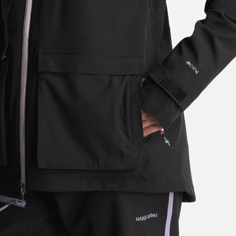 CHAQUETA MUJER VIENTO BLANCO NEGRO HAKA HONU - 9