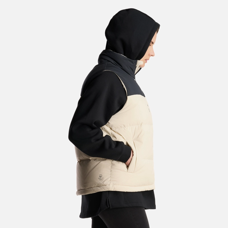 CHAQUETA MUJER URBAN DOWN JACKET VEST CREMA LIPPI - 3
