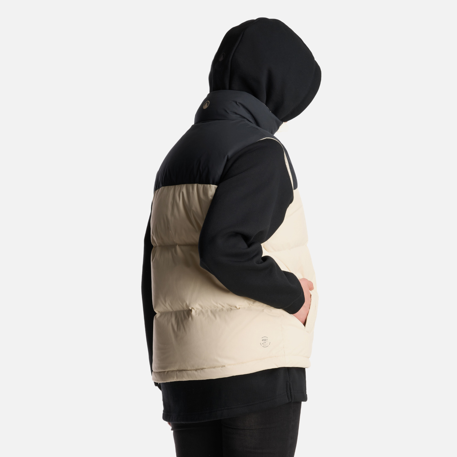 CHAQUETA MUJER URBAN DOWN JACKET VEST CREMA LIPPI - 4