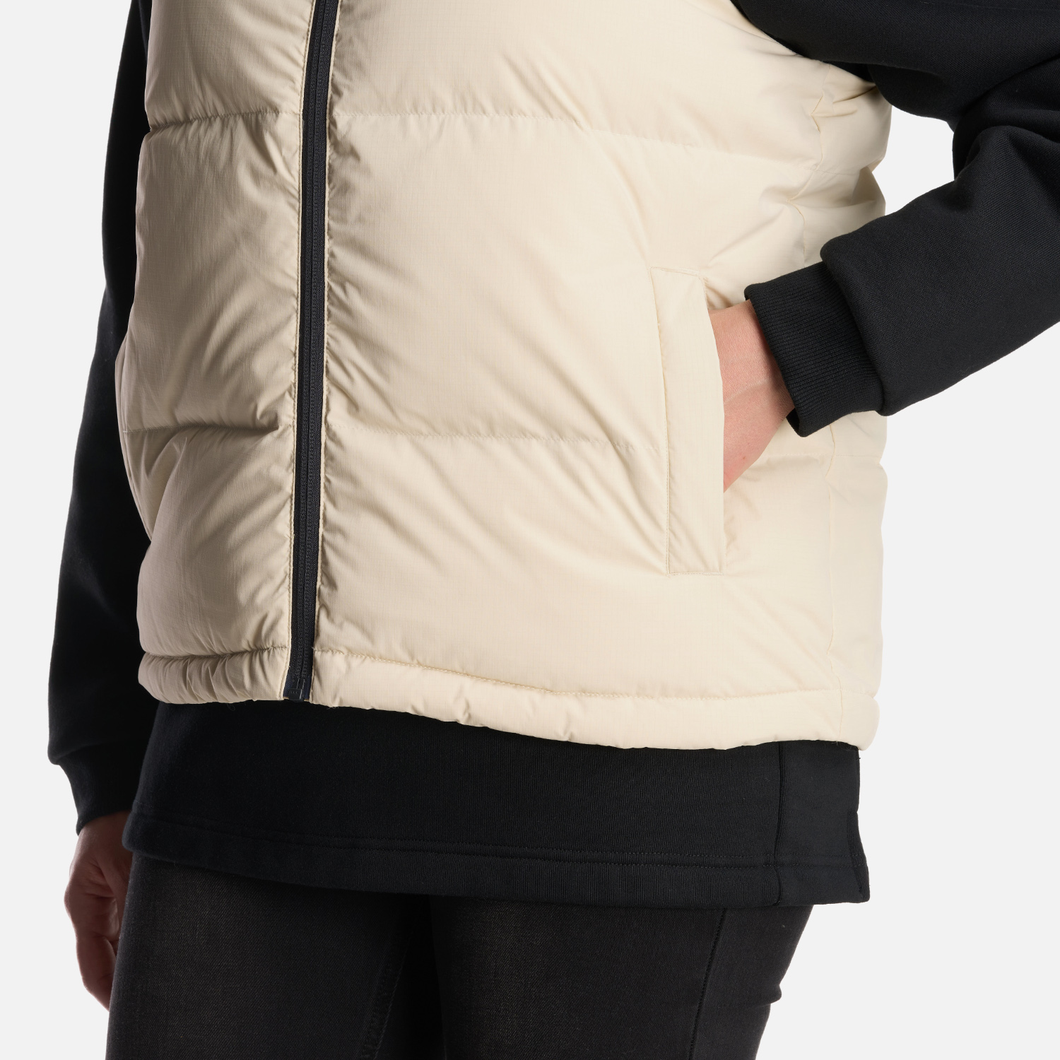 CHAQUETA MUJER URBAN DOWN JACKET VEST CREMA LIPPI - 5