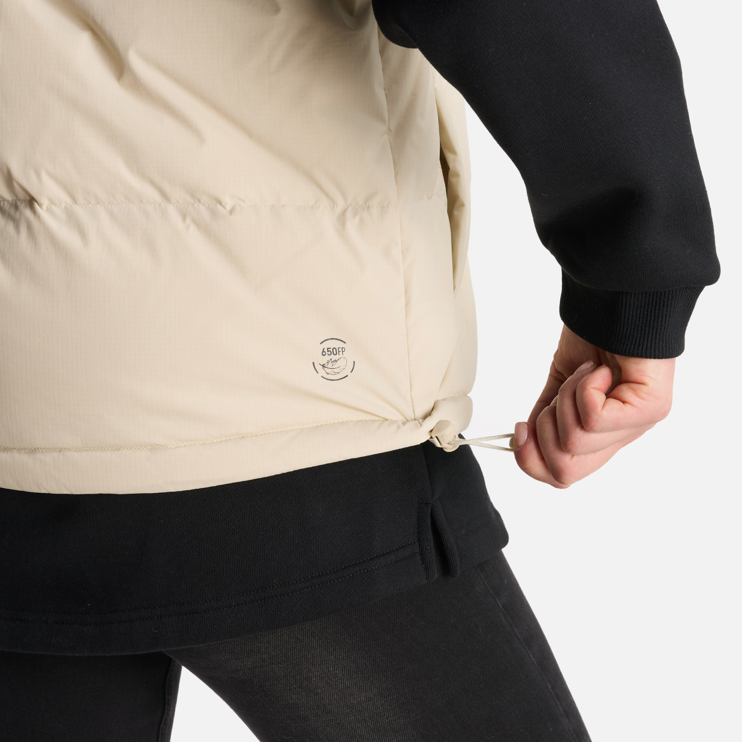 CHAQUETA MUJER URBAN DOWN JACKET VEST CREMA LIPPI - 6