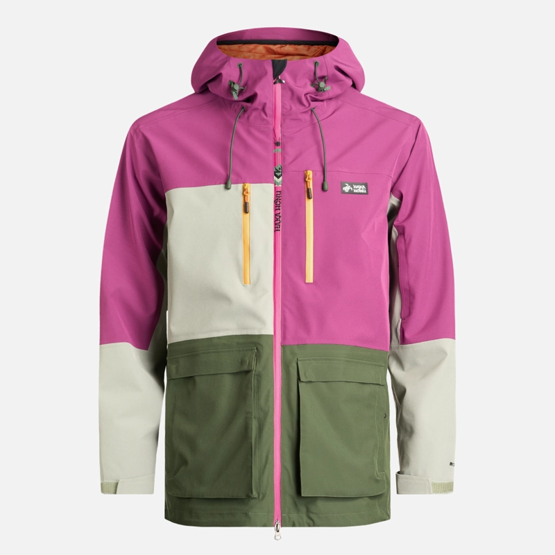 CHAQUETA HOMBRE VIENTO BLANCO MORADO HAKA HONU - 1