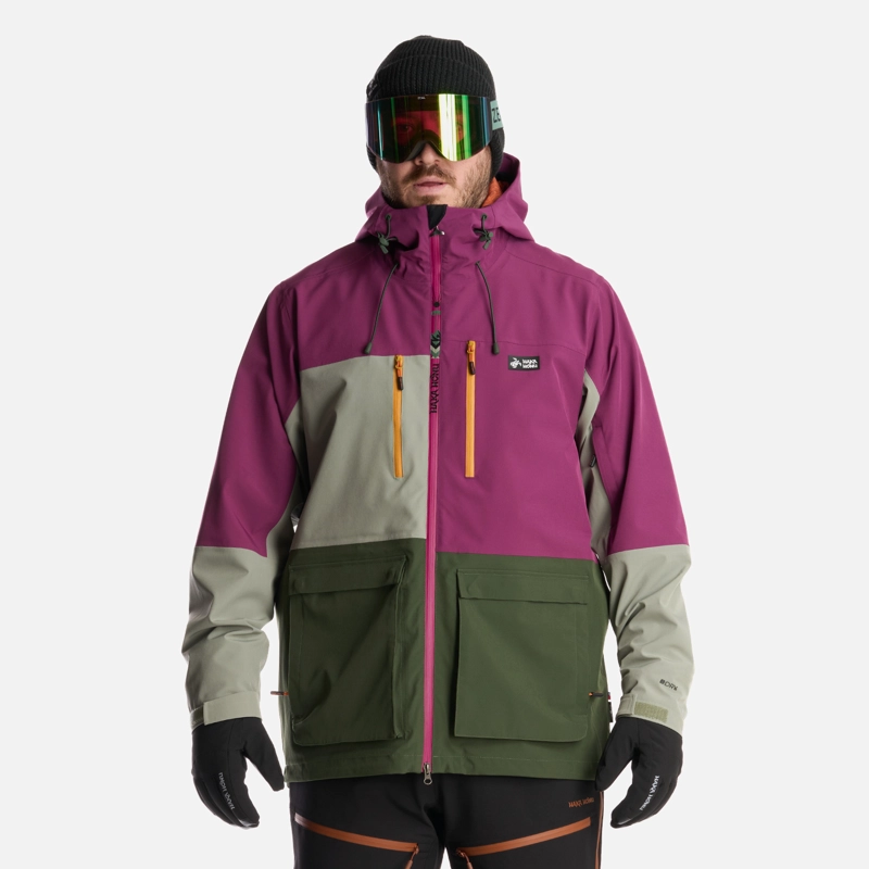 CHAQUETA HOMBRE VIENTO BLANCO MORADO HAKA HONU - 2