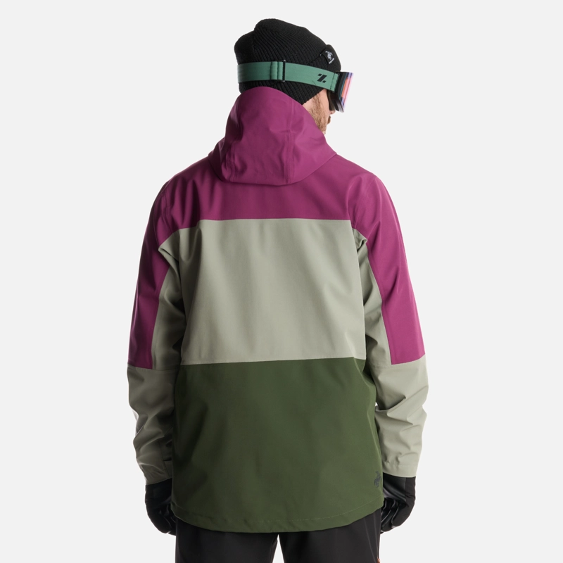 CHAQUETA HOMBRE VIENTO BLANCO MORADO HAKA HONU - 5