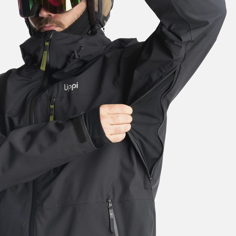CHAQUETA HOMBRE SIERRA NEVADA B-DRY LIGHT HOODY JACKET NEGRO LIPPI I24 - 8