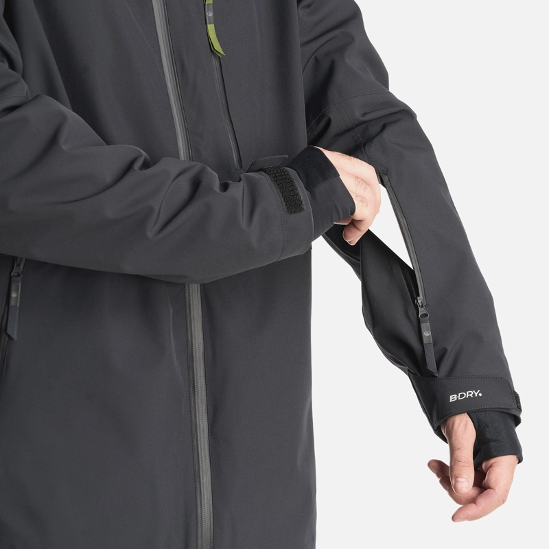 CHAQUETA HOMBRE SIERRA NEVADA B-DRY LIGHT HOODY JACKET NEGRO LIPPI I24 - 9