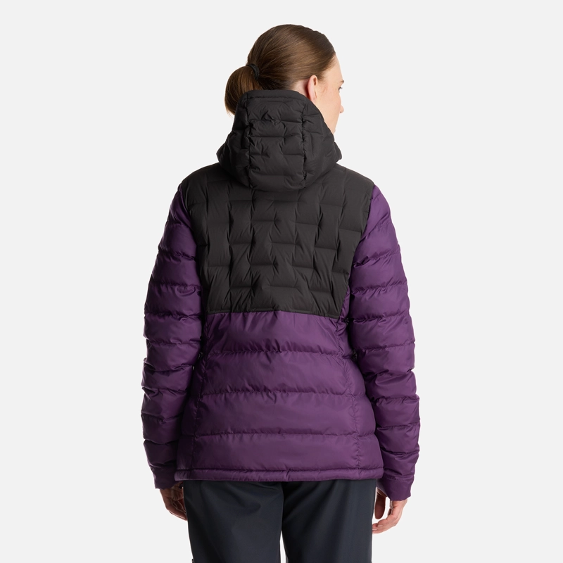 CHAQUETA MUJER BAZPUR EVO DOWN HOODY JACKET MORADO LIPPI - 4
