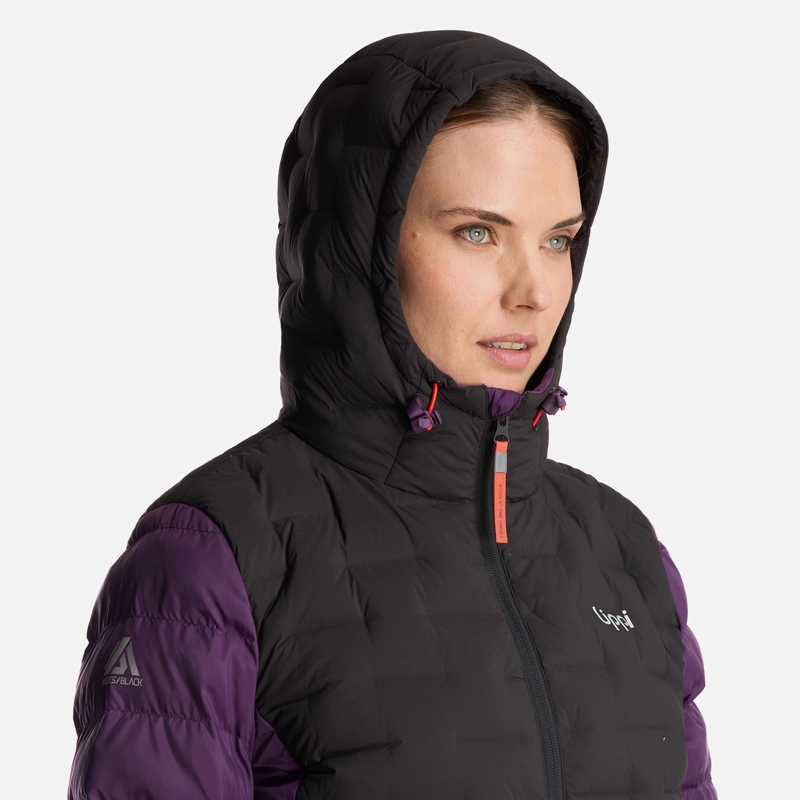 CHAQUETA MUJER BAZPUR EVO DOWN HOODY JACKET MORADO LIPPI - 5