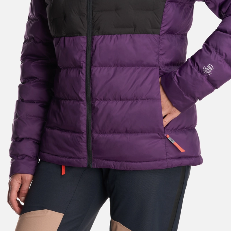 CHAQUETA MUJER BAZPUR EVO DOWN HOODY JACKET MORADO LIPPI - 6