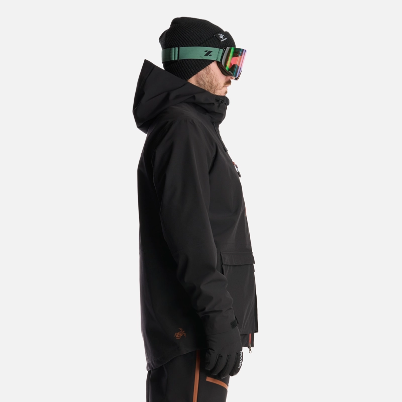CHAQUETA HOMBRE VIENTO BLANCO NEGRO HAKA HONU - 4
