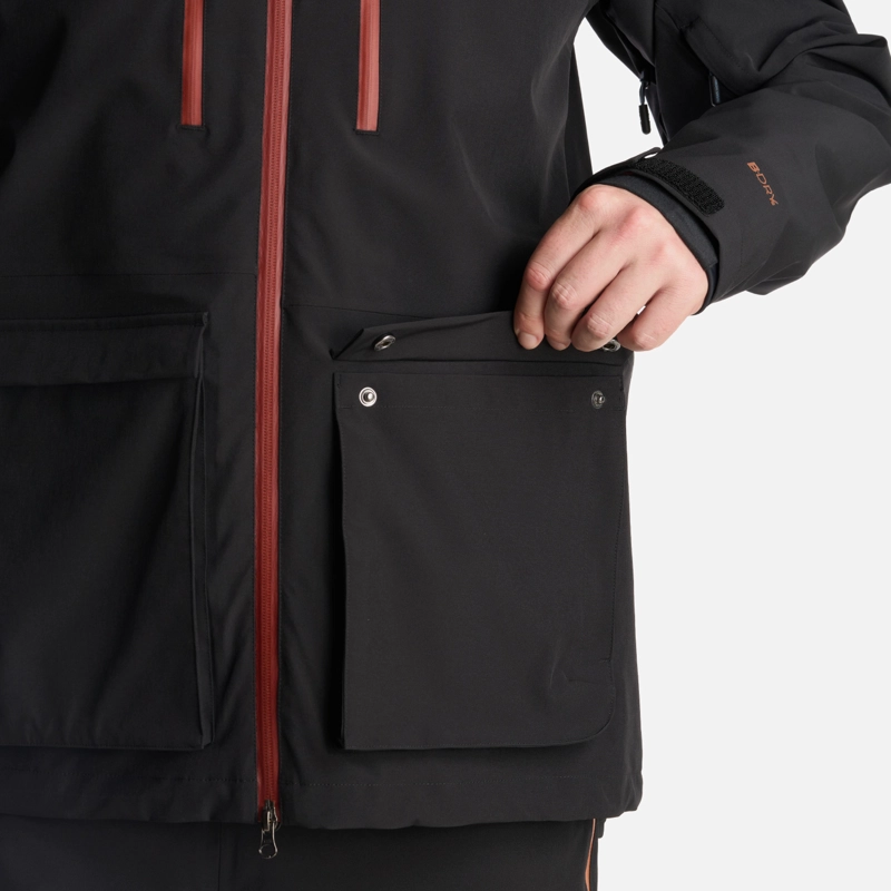 CHAQUETA HOMBRE VIENTO BLANCO NEGRO HAKA HONU - 9