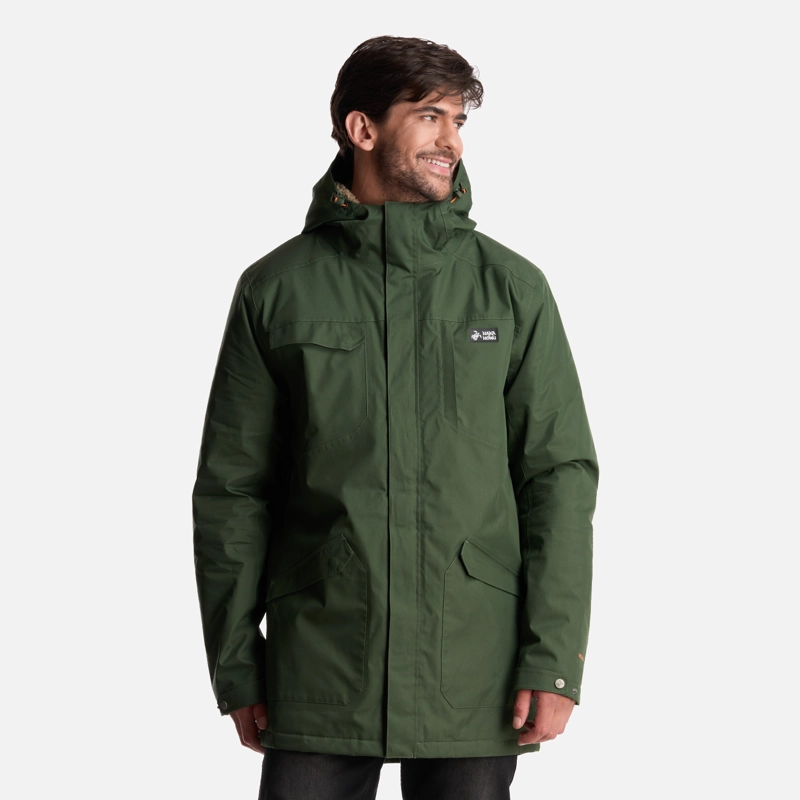 CHAQUETA HOMBRE YAK VERDE MILITAR HAKA HONU - 2
