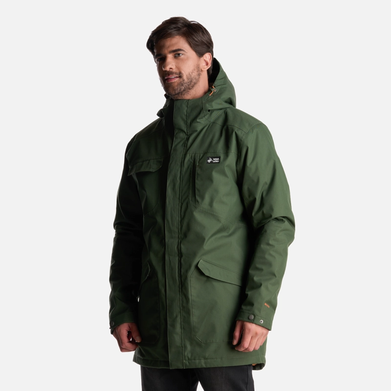 CHAQUETA HOMBRE YAK VERDE MILITAR HAKA HONU - 3