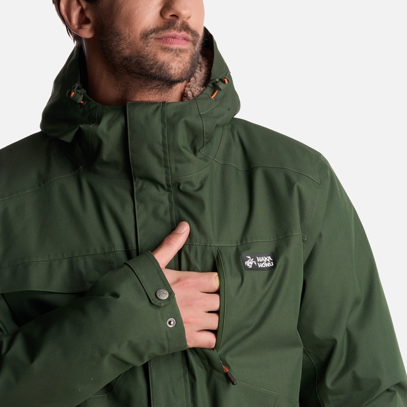 CHAQUETA HOMBRE YAK VERDE MILITAR HAKA HONU - 6